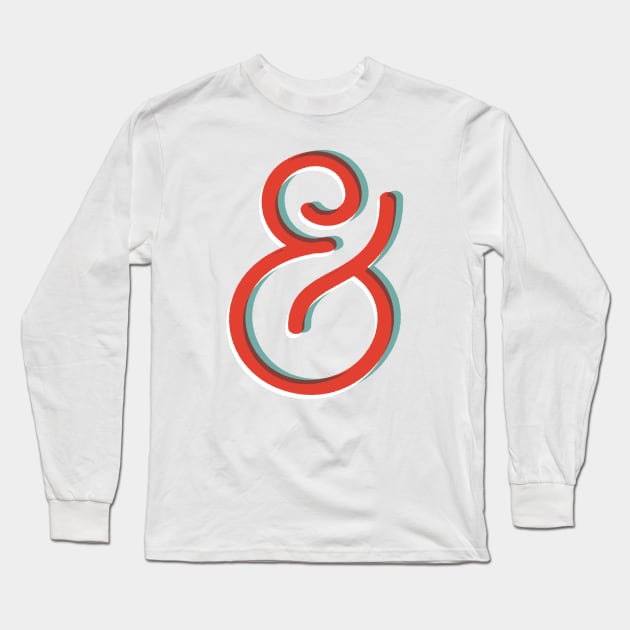 Ampersand Long Sleeve T-Shirt by MotivatedType